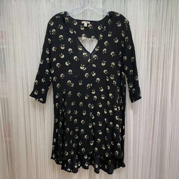 Amuse Society Women's Boho Floral Tunic Dress size Large - Picture 1 of 13